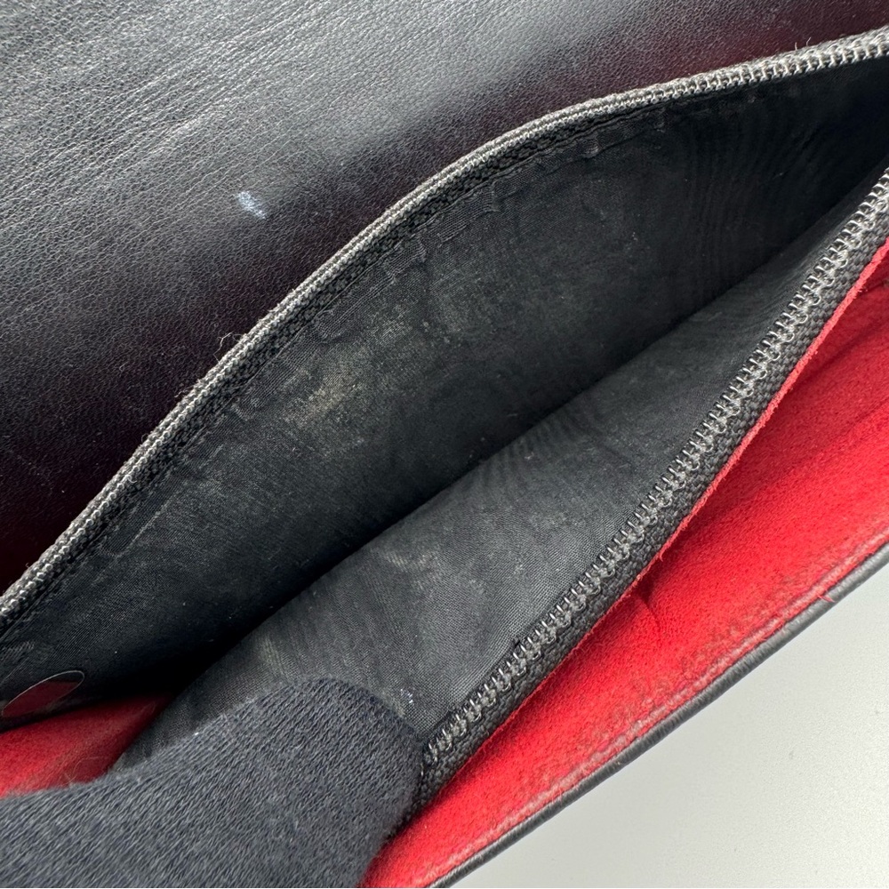 Chanel Chocolate Bar Black and Red Interior Wallet - Picture 7 of 9